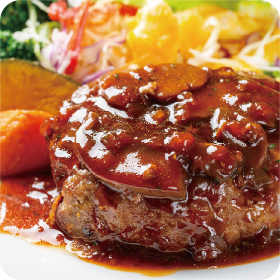 ハンバーグステーキ画像